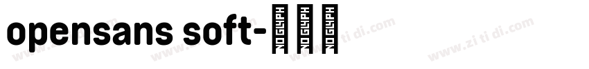 opensans soft字体转换